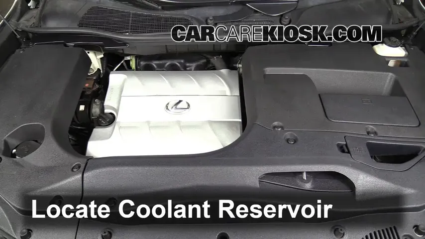 2010 Lexus RX350 3.5L V6 Coolant (Antifreeze) Add Coolant